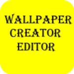 wallpaper creator editor android application logo